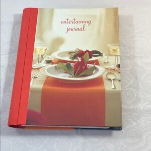 Entertaining Journal with Red Cover